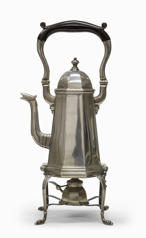 TEA KETTLE IN ARGENTO, ALESSANDRIA 1944/1968