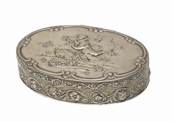 COFANETTO IN SILVERPLATED, GERMANIA HANAU