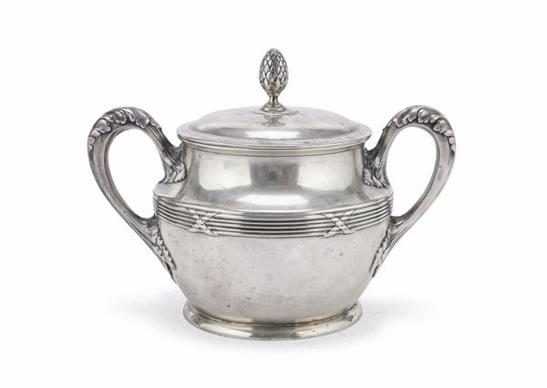 ZUCCHERIERA IN ARGENTO, GERMANIA 1800 ca.