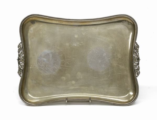VASSOIO IN ARGENTO, FIRENZE 1935/1945