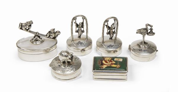 SEI SCATOLINE IN ARGENTO, LONDRA POST 2000