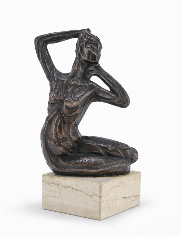 SCULTURA NUDO IN RESINA F.TA NICOLA, 1970