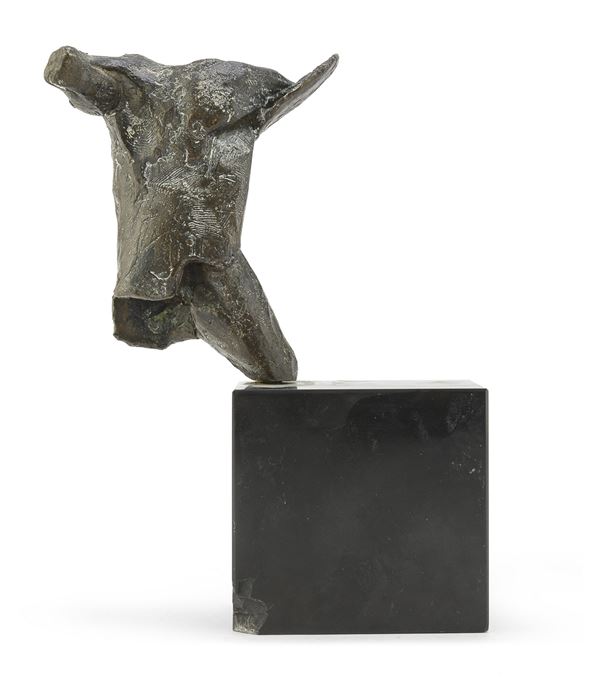 TORSO DI ATLETA IN BRONZO