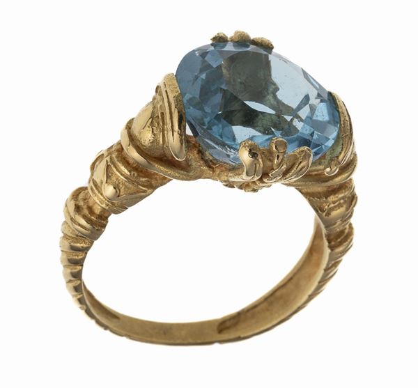 ANELLO CON TOPAZIO