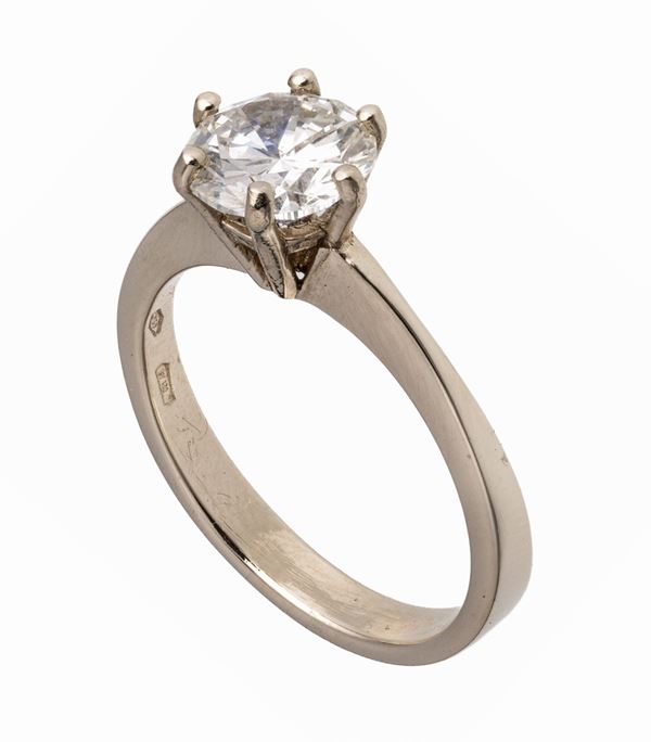 ANELLO SOLITAIRE CON DIAMANTE