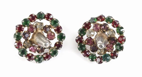 ORECCHINI SOMBRERO IN ARGENTO, ANNI '40