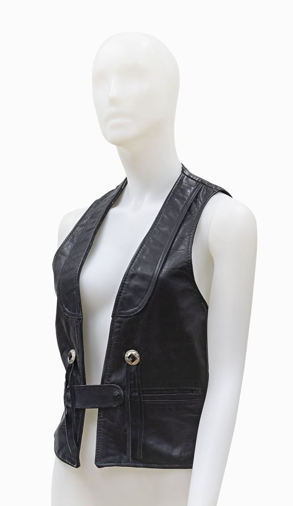 GILET DA DONNA SCHOTT WESTERN, MADE IN USA