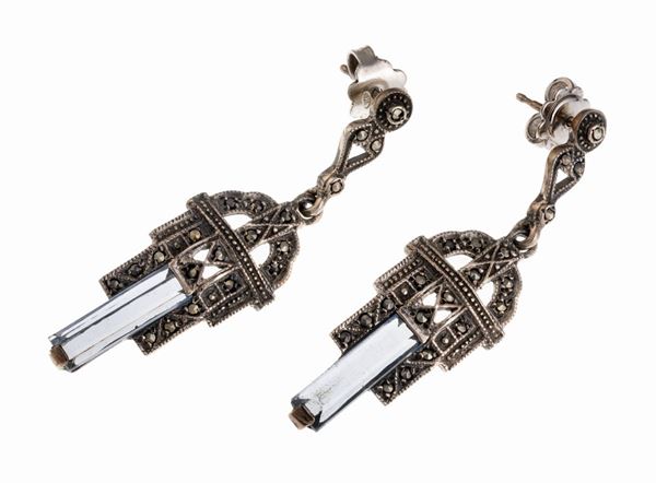 COPPIA DI ORECCHINI IN ARGENTO