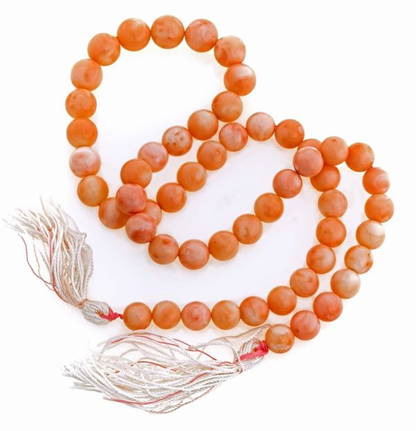COLLANA DI CORALLO ROSA