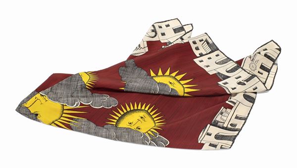 FOULARD FORNASETTI IL SOLE DI CAPRI