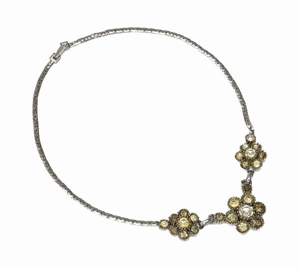 COLLANA CON STRASS, ANNI '80