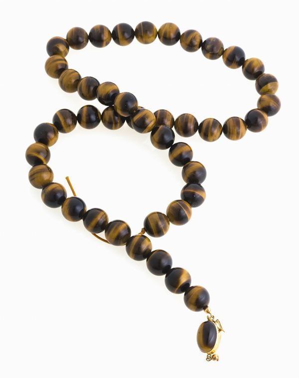 COLLANA CON OCCHIO DI TIGRE