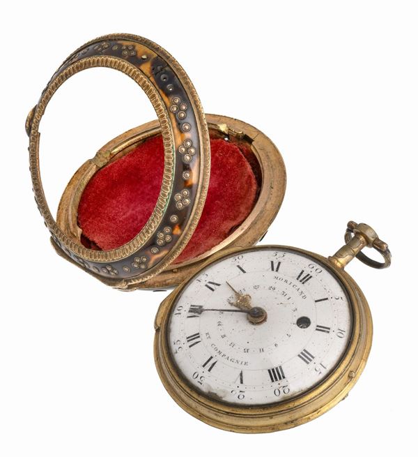 OROLOGIO DA TASCA MORICAND, XVIII SECOLO