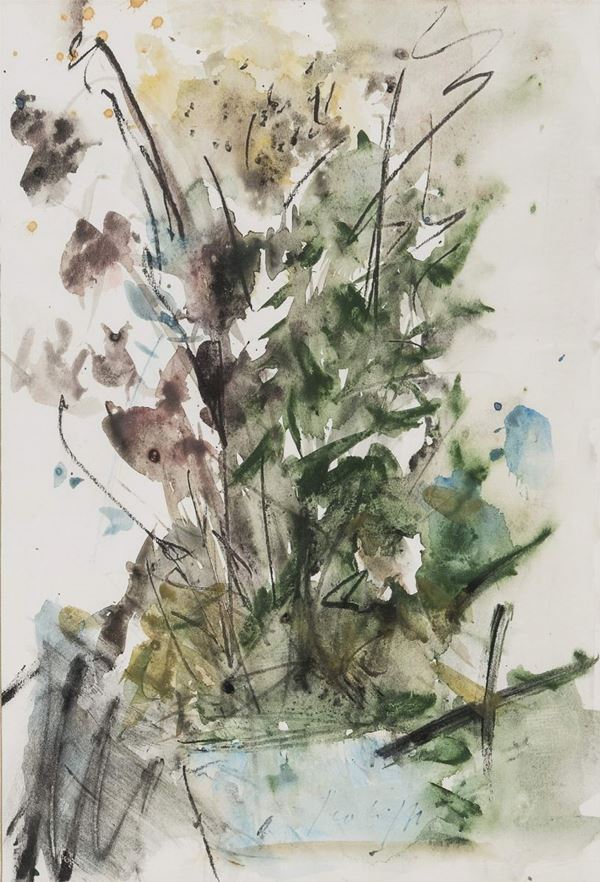 ACQUERELLO FIORI DI SERGIO SCATIZZI