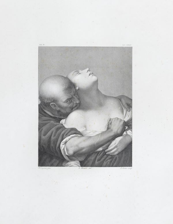 CINQUE INCISIONI SOGGETTI MITOLOGICI