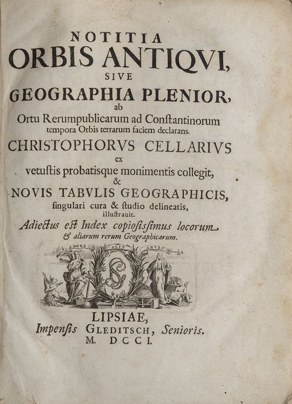 UN VOLUME CELLARIO GEOGRAFIA ANTICA