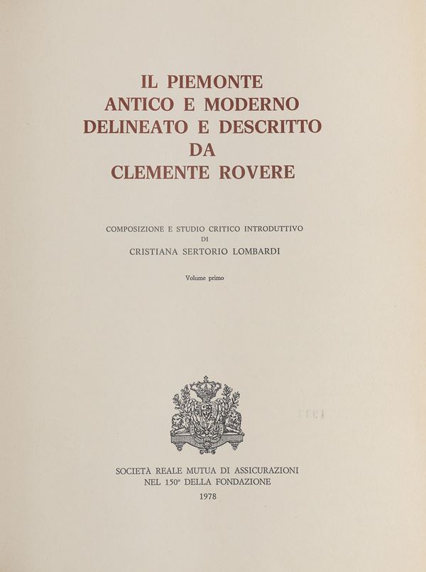 DUE VOLUMI IL PIEMONTE ANTICO E MODERNO