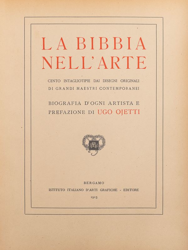 DUE VOLUMI BIBBIA E IMPRESSIONISMO
