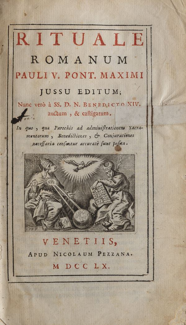 VOLUME RITUALE ROMANO CON BELLA LEGATURA