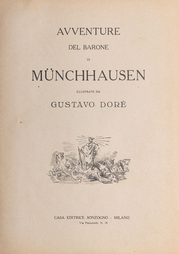 VOLUME BARONE DI MUNCHAUSEN ILLUSTRAZIONI DAL DORÈ