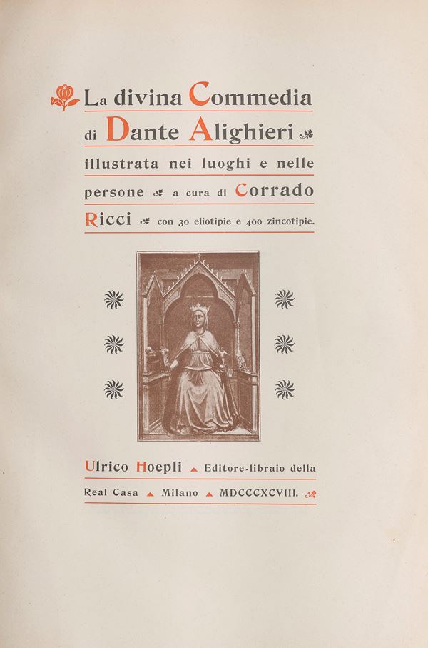 DIVINA COMMEDIA A CURA DI CORRADO RICCI