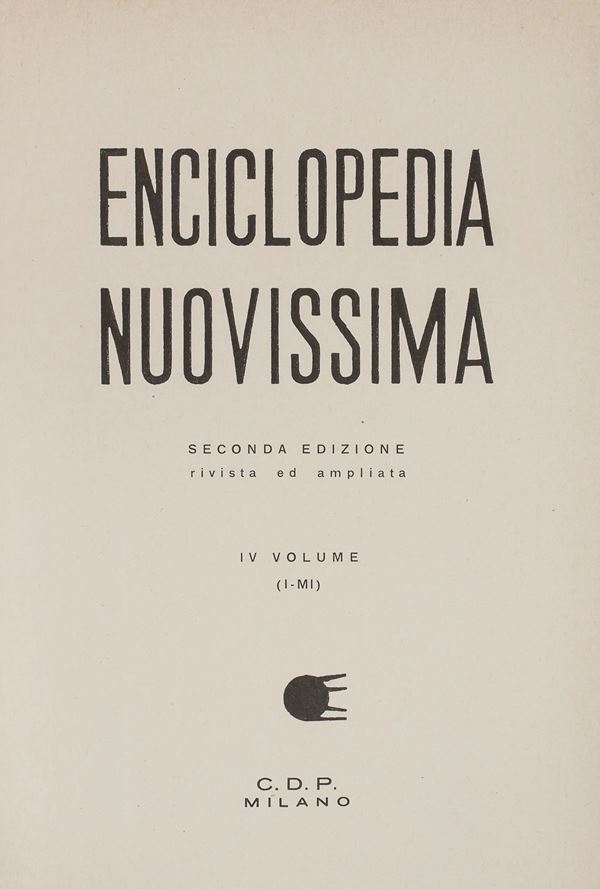 SETTE VOLUMI ENCICLOPEDIA NUOVISSIMA