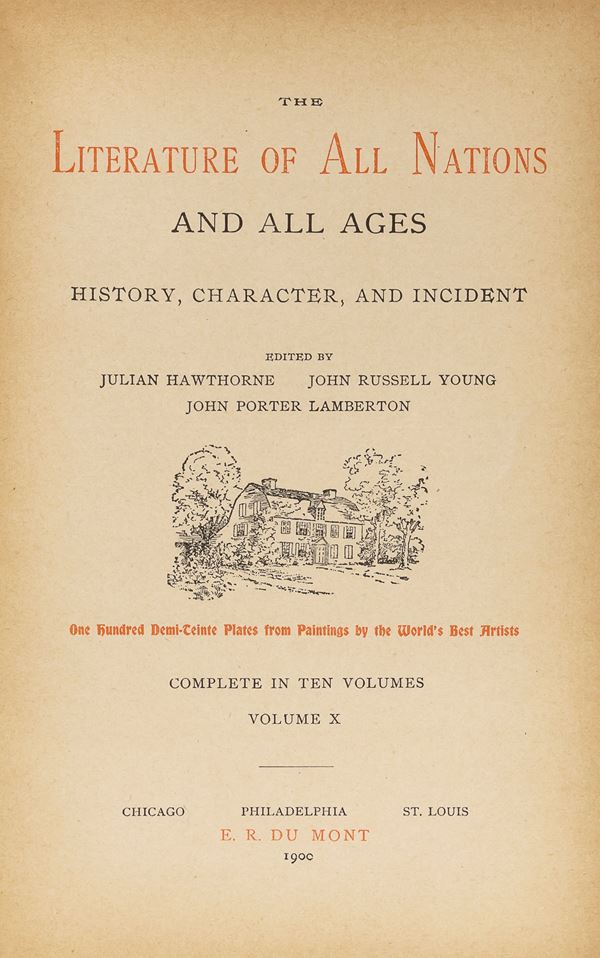 VOLUME LITERATURE OF ALL NATIONS