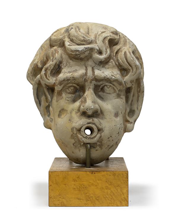 BOCCA DI FONTANA IN TERRACOTTA