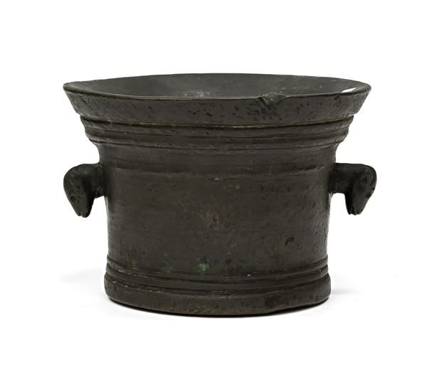 MORTAIO IN BRONZO, XVII SECOLO
