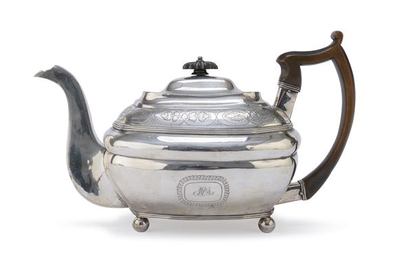 TEIERA IN ARGENTO, PUNZONE DUBLINO 1806