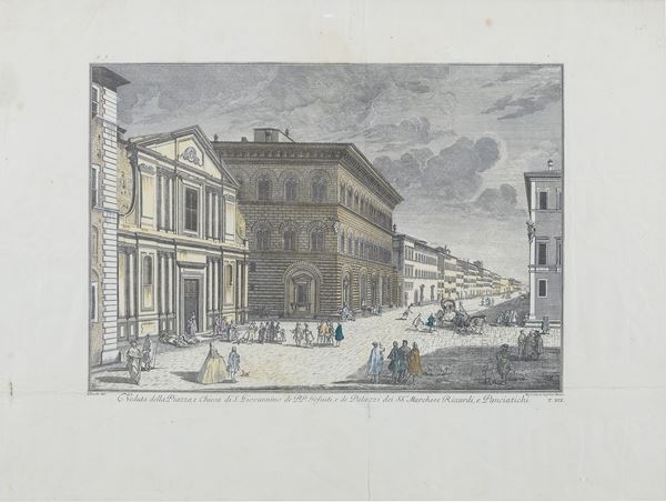 STAMPA VEDUTA DI FIRENZE