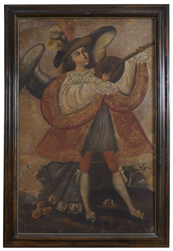 COPPIA DI DIPINTI DELLA SCUOLA DI CUZCO