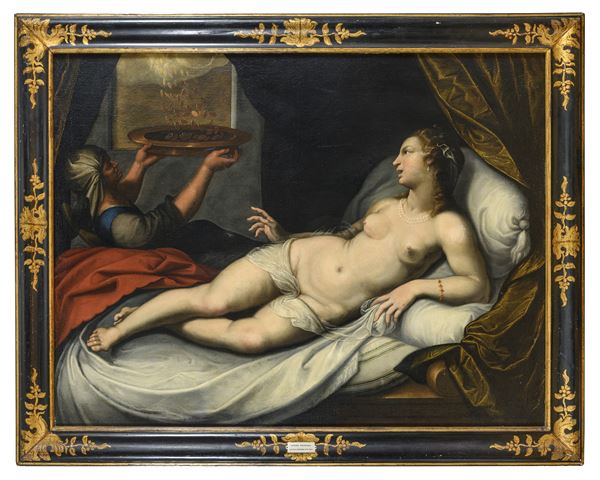 DANAE E LA PIOGGIA DI MONETE D'ORO DI ANTONIO BELLUCCI