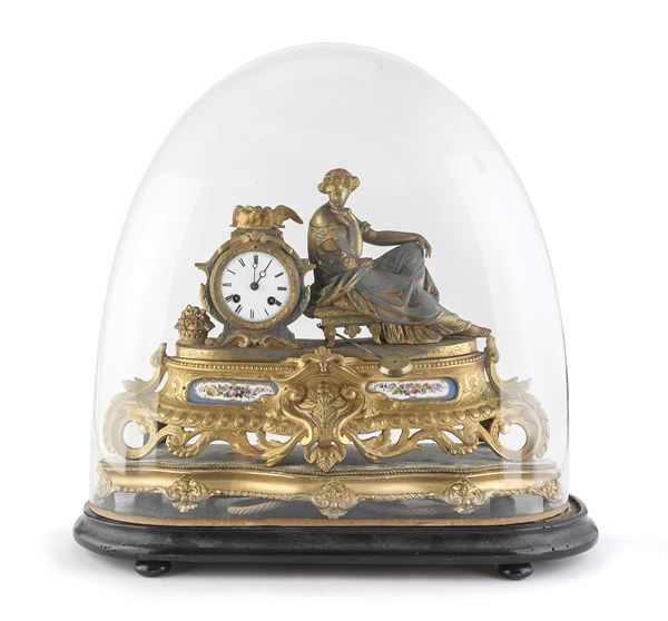 OROLOGIO DA TAVOLO CON PORCELLANE DI SEVRES
