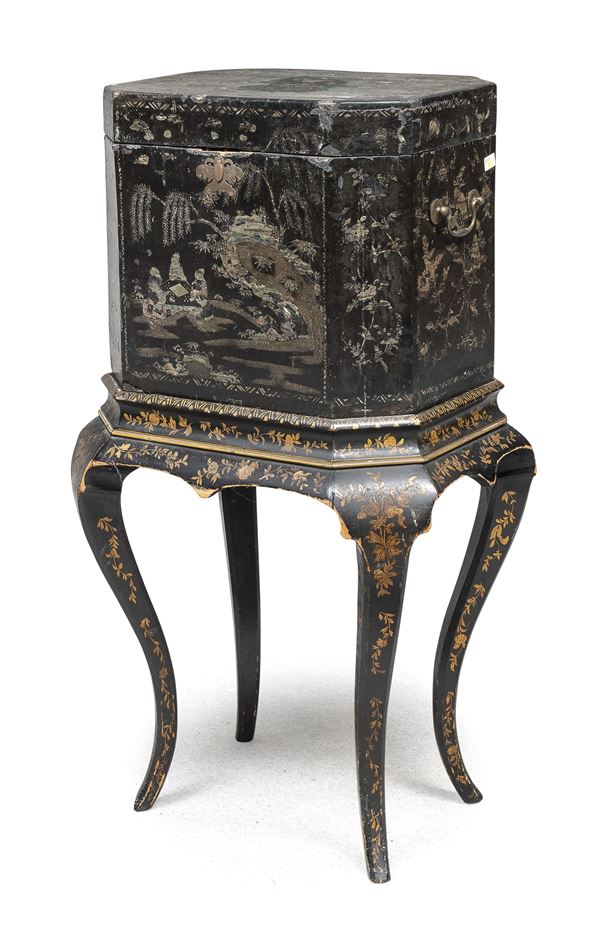 CASSA NUZIALE A CHINOISERIES