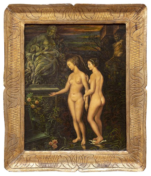 DIPINTO IL BAGNO DI VENERE