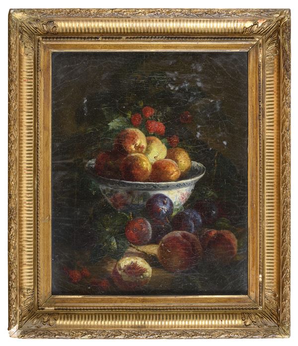 DIPINTO NATURA MORTA DI JULES ANTOINE PELLETIER