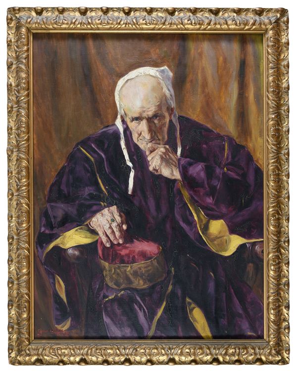 DIPINTO RITRATTO DI DOGE F.TO G. NICOLINI