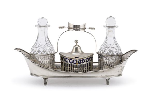 OLIERA IN ARGENTO, OLANDA AMSTERDAM FINE XVIII, INIZI XIX SECOLO