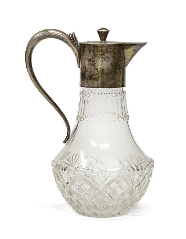 BROCCA IN CRISTALLO E SILVERPLATED