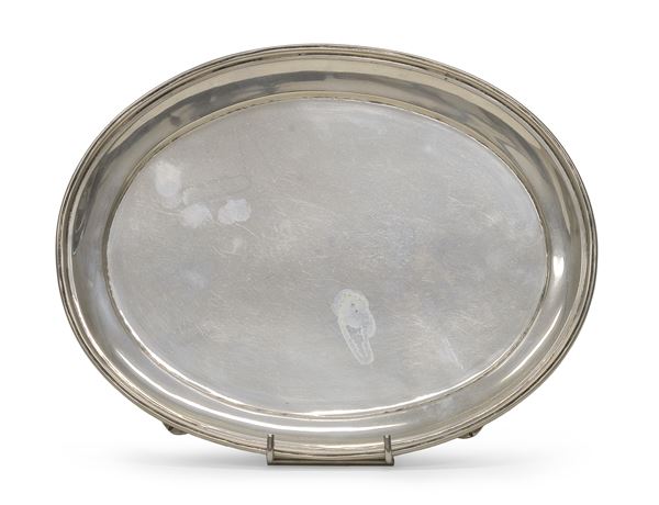 SALVER IN ARGENTO, PROBABILMENTE INGHILTERRA XIX SECOLO