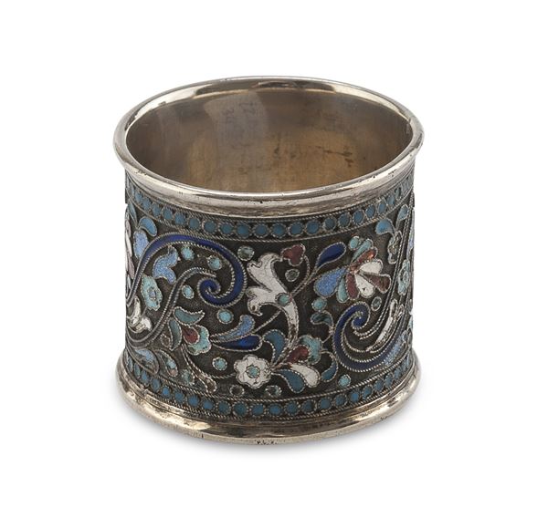 PORTATOVAGLIOLO IN ARGENTO, MOSCA 1908/1926