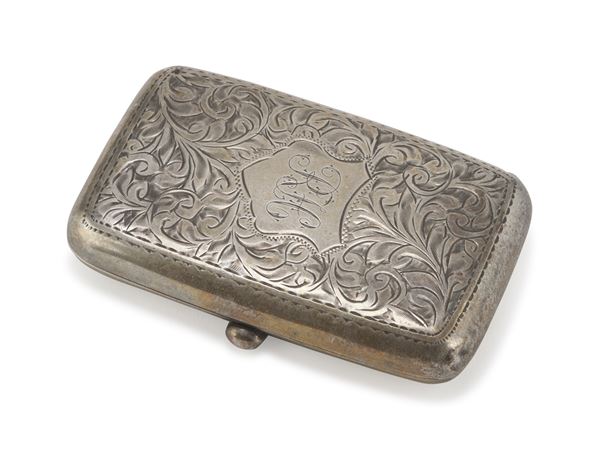 TABACCHIERA IN ARGENTO, BIRMINGHAM 1919