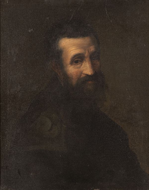 RITRATTO DI MICHELANGELO AMBITO DI DANIELE DA VOLTERRA