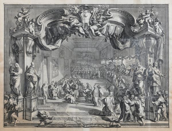 INCISIONE BASILICA DI SAN PAOLO DI ARNOLD VAN WESTERHOUT