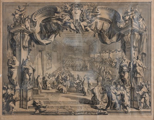 INCISIONE BASILICA DI SAN PAOLO DI ARNOLD VAN WESTERHOUT