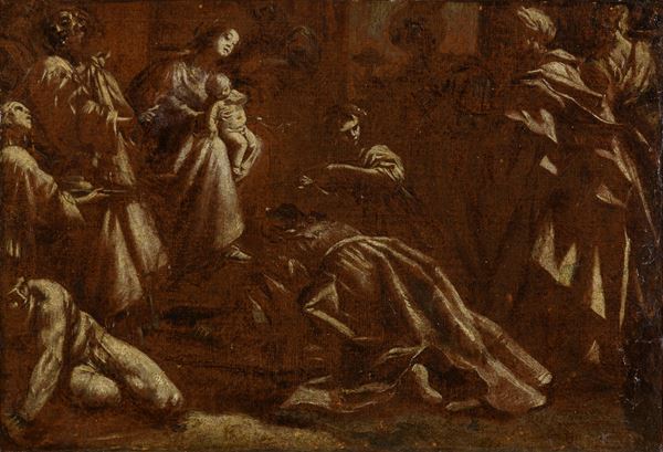 ADORAZIONE DEI MAGI ATTRIBUITO A MARCANTONIO BASSETTI