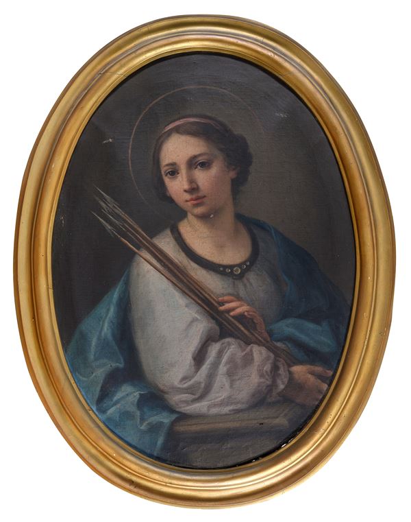 DIPINTO SANTA FILOMENA DI PITTORE ROMANO