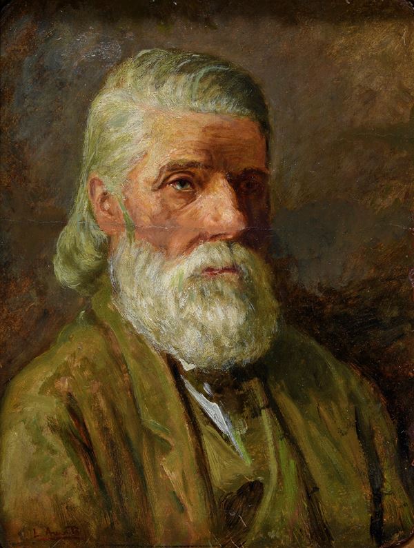 DIPINTO RITRATTO DI UOMO DI LUIGI AMATO