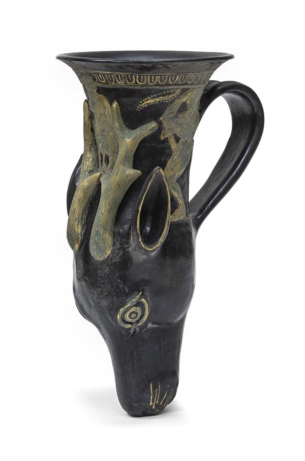 RYTHON IN CERAMICA, STILE ARCHEOLOGICO